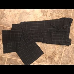 NY & Co Navy plaid dress pant - size 4